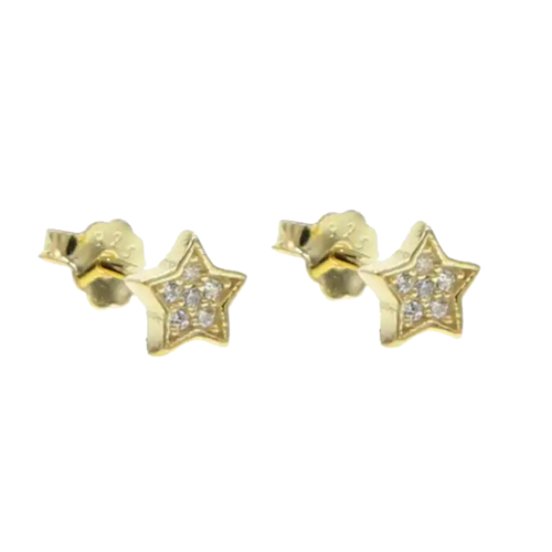 Maia Sparkly Star Stud Earrings