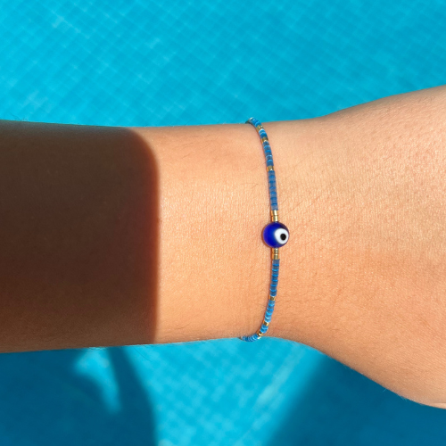 Harmonia Bracelet - Blue & Gold