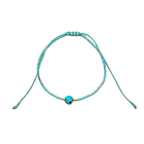 Harmonia Bracelet - Aqua & Gold